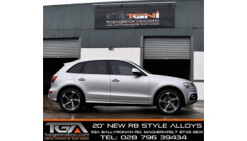 Customers Silver Q5 on 20" New R8 Style Alloys