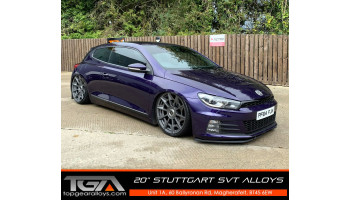VW Scirocco fitted with 20" Stuttgart SVT Alloys