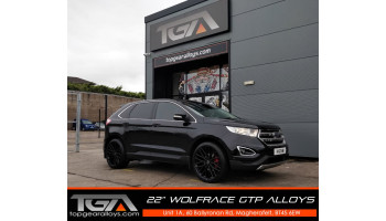 Ford Edge on 22" Wolfrace GTP Alloys