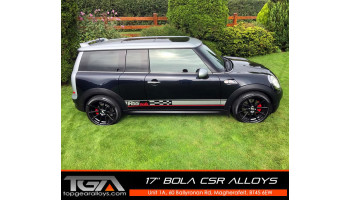 Mini fitted with 17" Bola CSR Alloys Wheels