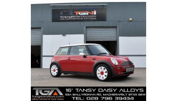 Red Mini on 16" Tansy Daisy Alloys