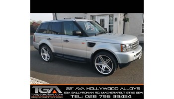 Range Rover Sport on 22" AVA Hollywood Alloys